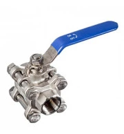 Válvula Esfera Tripartida Inox 304 - Rosca 3/4"