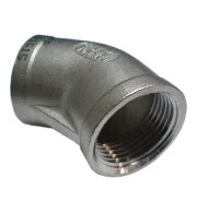 Cotovelo 45 FXF Inox 304 - BSP 1/4”