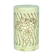 Rolha Cortiça Aglomerada Reta Silktop Cacho Uva