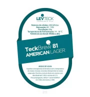 Levedura Teckbrew 81 American Lager