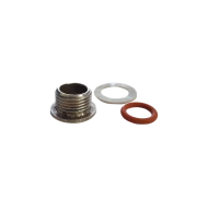 Adaptador 1/2" Curto para Valvulas em caldeirões cervejeiros