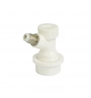 Conector Ball Lock Branco para Gás Post Mix -  Rosca 7/16"