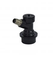Conector Ball Lock Preto para Líquido Post Mix -  Rosca 7/16"