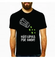 Camiseta Mais Lúpulo Por Favor - Preta M