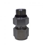 Conector Macho Dupla Anilha 3/8 OD x 1/2"