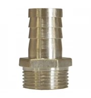 Espigão Latão Macho Aumento de 1/4" x 3/8"