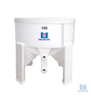 Fermentador Cônico PP para Kombucha Linha PRO II 100 Litros Úteis Branco