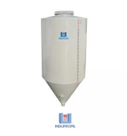 Fermentador Cônico PP Bege 1.250(1.000) Litros Parede Dupla