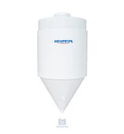 Fermentador Cônico PP com parede dupla - Branco -  capacidade de 25 Litros