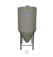 Fermentador Cônico PRO na cor Bege com capacidade de 500 Litros e Isolamento Térmico