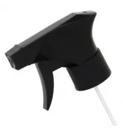Gatilho Spray Preto para garrafas pet Short Neck