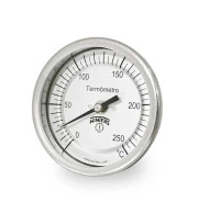 Termômetro Bimetálico 3x1/2 Inox 0-250°C - 150mm