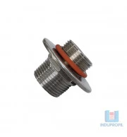 Niple Inox Flange com Orings Rosca BSP 3/4