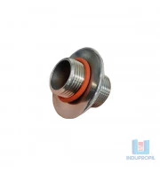 Niple Inox Flange com Oring para Válvula de Caldeirão BSP 1/2