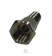 Prolongador Torneira de Chopp em material de Latão medindo 90 mm de altura - frente