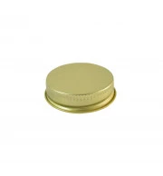 Tampa Metálica Dourada para Growler 38mm