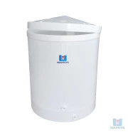 Tanque cônico 1.000lts com Tampa de Sobrepor (Branco)
