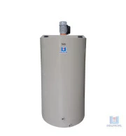 Tanque Mistura de Detergentes 500 Lts PP Bege Conico com Agitador Cowles Duplo