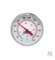 Termômetro em Inox de Sobrepor -10 +110C