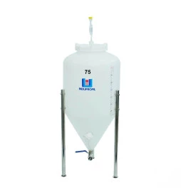 Fermentador Cônico Roto Plus 75 Litros Branco - Completo