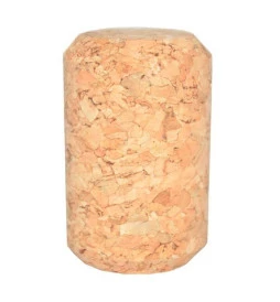 Pacote 100 Rolhas Cortiça Aglomerada Reta