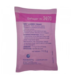 Fermento Levedura para Cerveja Fermentis W-34/70 - 11,5 gr