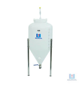 Fermentador Cônico Roto Plus 100 Litros Branco - Completo