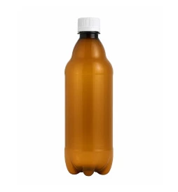 Pacote 110 Garrafas Pet 1 Litro Âmbar C/ Tampa