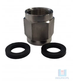Porca Dupla Para Prolongador Inox 5/8
