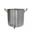 Caldeirão Cervejeiro Alumínio Reforçado n.50 com Válvula Inox - 94,2 lts