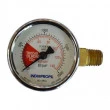Manômetro 2000 LBF x 140 KGF 1/4 NPT