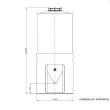 Fermentador Cônico PP Branco 200 Litros com Pé