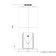 Fermentador Cônico PP Branco 250 Litros com Pé