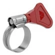 Abraçadeira Zincada Borboleta 12x16mm para Mangueiras 3/8" a 1/2"
