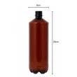 Garrafa Pet Slim 1 Litro Âmbar