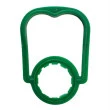 Pacote 100 Alças para Garrafa/Growler PET 28mm Verde