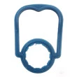 Pacote 100 Alças para Garrafa/Growler PET 28mm Azul