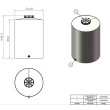 Tanque PP Cilíndrico Fundo Plano 250 Litros