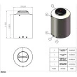 Tanque PP Cilíndrico Fundo Plano 500 Litros