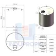 Tanque PP Cilíndrico Fundo Plano 6.000 Litros