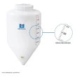 Fermentador Cônico Rotomoldado 50 Litros Branco