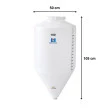 Fermentador Cônico Rotomoldado 100 Litros Branco
