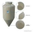Fermentador Cônico Rotomoldado 100 Litros Bege