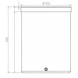 Fermentador de Uva PE Branco 160 Litros