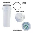 Kit 3 Filtros Para Água 9.3/4” Branco