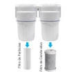 Kit 2 Filtros Para Água 5” Branco