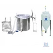 Kit Cervejeiro BIAB inox com Fermentador Rotomoldado - 20 Litros