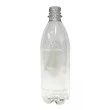 Caixa com 25 Garrafas Pet 500 ml Cristal com Tampa Preta