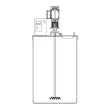 Tanque Misturador com Agitador Cowles e Inversor em Inox 300 Litros
