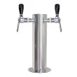 Torre Chopp Inox Plus Com 2 Torneiras Belgas